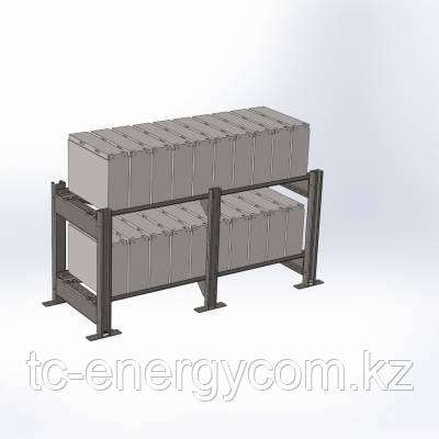 Аккумуляторный стеллаж 2 полки, 600х1300х500мм (SNR-UPS-RACK-061305-2)