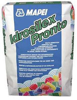 Mapei IDROSILEX PRONTO - серая жесткая гидроизоляционная мембрана 25 кг