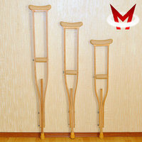 Костыли подмышечные деревянные с мягкими подмышечниками 01-КИ