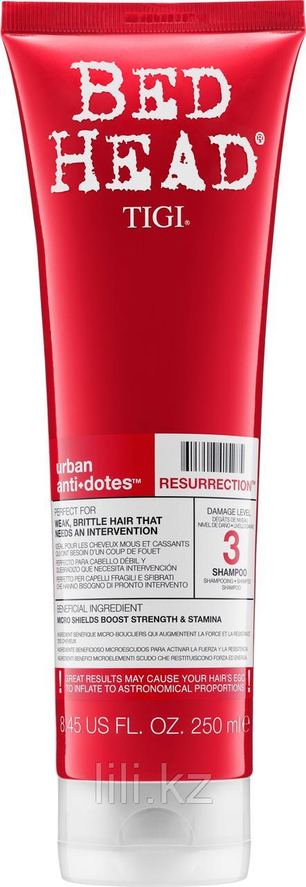 Шампунь для сильно поврежденных волос, уровень 3 - TIGI Bed Head Urban Anti+dotes Resurrection 250 мл.