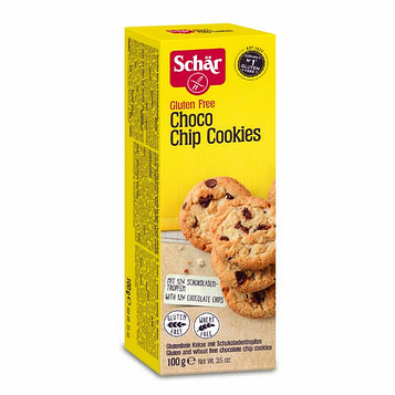 Безглютеновое Печенье Schar Choco Chip Cookies 100 гр
