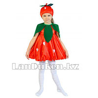 Карнавальный костюм детский овощи и фрукты 24-32 р (клубника)