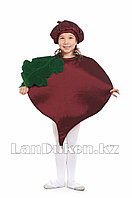 Карнавальный костюм детский овощи и фрукты 24-34 р (свекла)