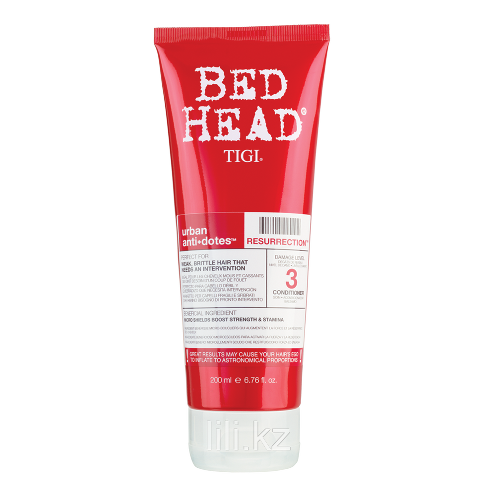 Кондиционер для сильно повреждённых волос, уровень 3 - TIGI Bed Head Urban Anti+dotes Resurrection 200 мл.