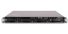 Платформа Supermicro 1U SYS-5018R-M, Один процессор E5-2600v3/v4, Intel С612, 4x3.5" Hot-swap SATA3