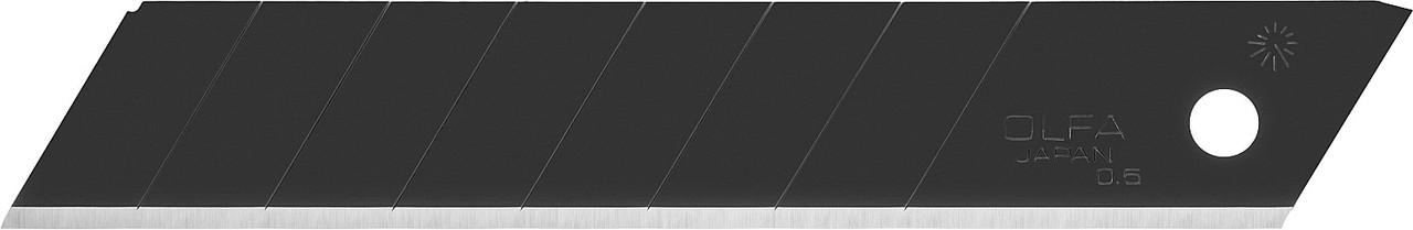 Лезвие сегментированное Olfa Black Max(8 сегментов, 18х100х0,5мм, 50шт) - фото 3 - id-p55115381