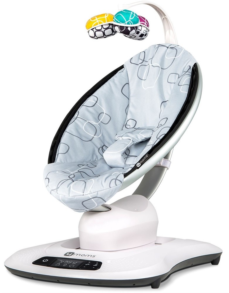 4moms Кресло-качалка 4moms MamaRoo4 Silver plush