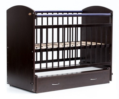 Bambini Кровать детская Bambini Элеганс M 01.10.07 Темный орех