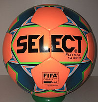 Футбольный мяч Select кожаный (размер 4) сшитый, фото 2