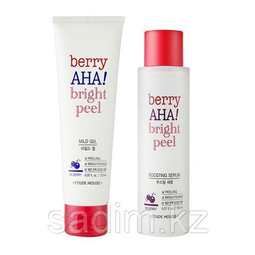 Etude House Berry AHA Bright Peel Mild Gel - Пилинг-гель для сияния кожи
