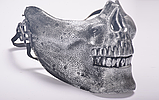 Карнавальная маска Череп, серебро, фото 2