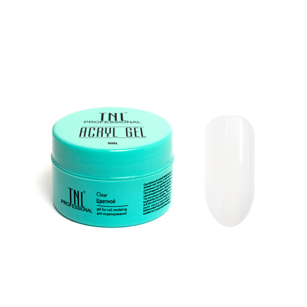 TNL Акрил-гель белый 18мл. Acrylic Gel