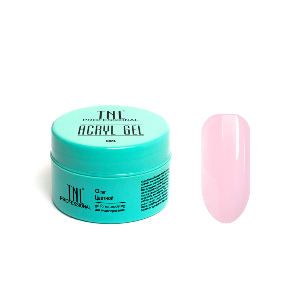 Acryl Gel TNL - камуфлирующий пудра розовый (18 мл.)