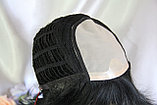 Черный парик ручной работы, фото 4