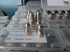 P80 сопло + электрод для плазменной резки (Р80) 1,1/1,3/1,5/1,7мм