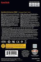 SanDisk Extreme PRO 128 GB /ОРИГИНАЛ!/ CompactFlash карта памяти UDMA 7 скорость до 160MB, фото 3