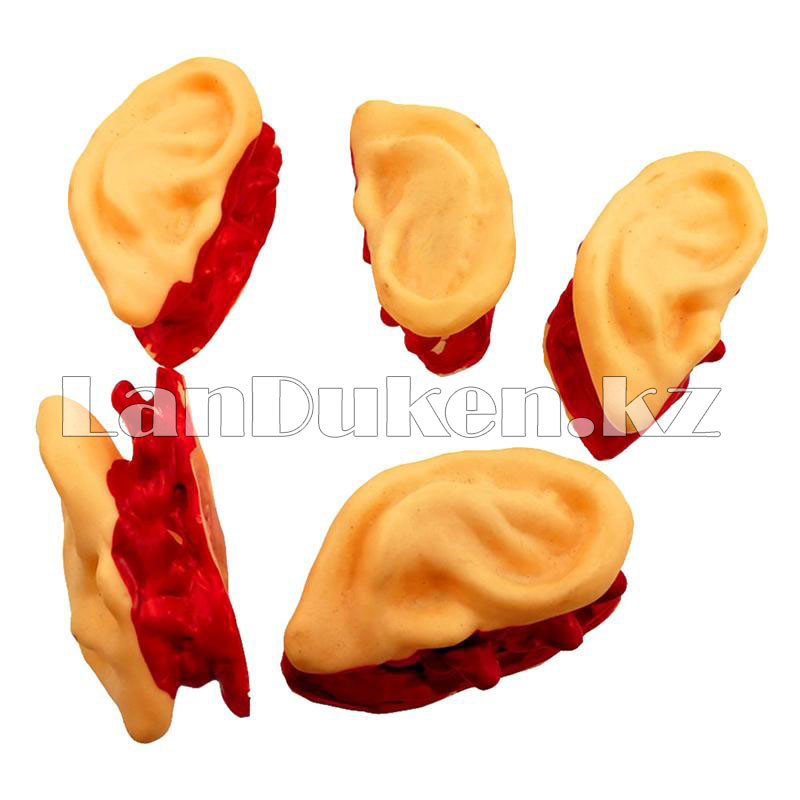 Кровавые уши в сетке украшение на Хэллоуин (Halloween) 5 шт, фото 1