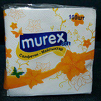 Салфетки 24*24 см 2-х слойнные с тиснением (Очень плотные) MUREX