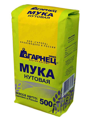 Нутовая мука "Гарнец" 500гр