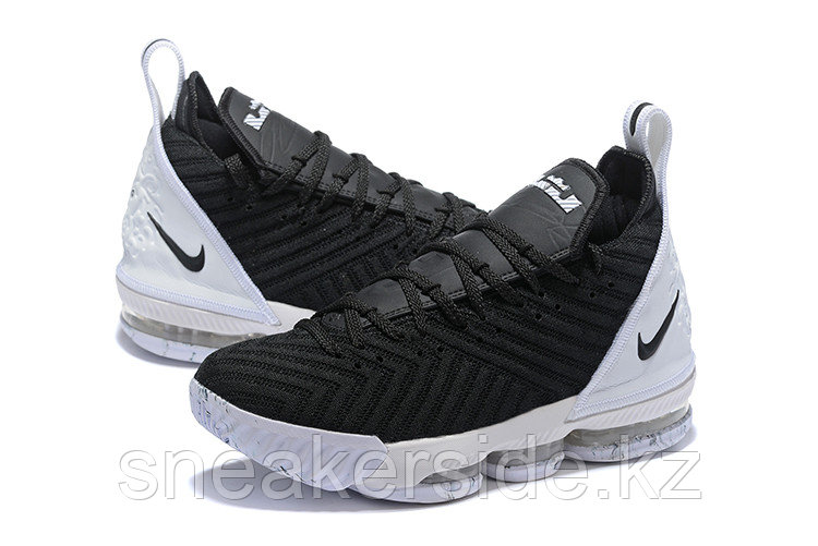 Кроссовки Nikе Lebron 16 "Black/White" XVI (40-46) - фото 2 - id-p56084184