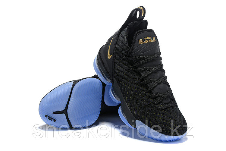 Кроссовки Nikе Lebron 16 "Black/Gold" XVI (40-46) - фото 3 - id-p56085511