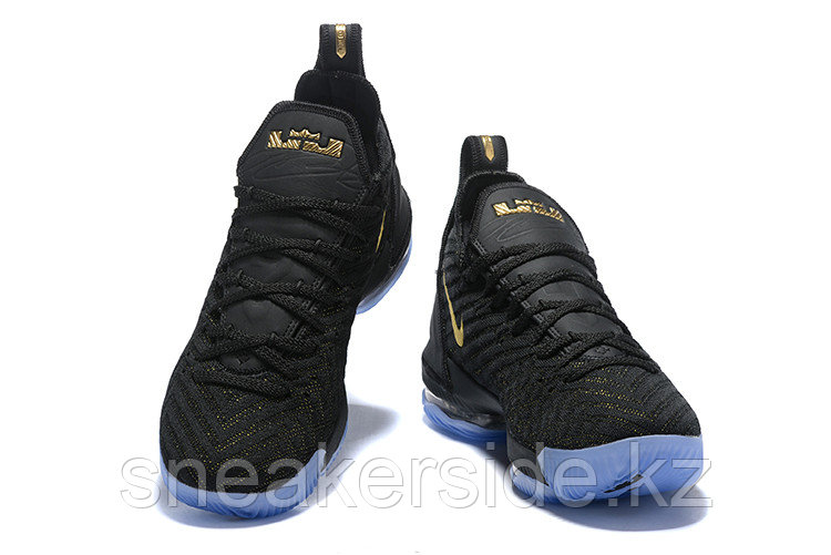 Кроссовки Nikе Lebron 16 "Black/Gold" XVI (40-46) - фото 4 - id-p56085511