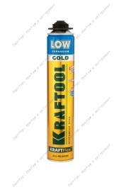 (41191) Пена KRAFTOOL Goldkraft GOLD PRO LOW профессиональная полиуретановая, для монтажного пистоле