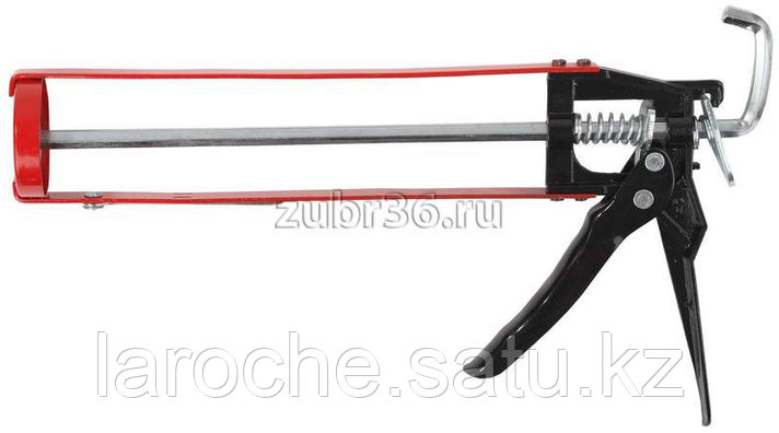 Пистолет ЗУБР "ЭКСПЕРТ" для герметиков, скелетный, усиленный, шестигранный шток, 310мл, фото 2