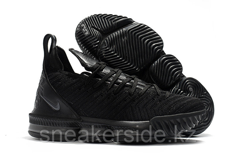 Кроссовки Nikе Lebron 16 "Black/Grey" XVI (40-46) - фото 1 - id-p56085656