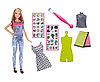 Кукла Барби Эмоджи «EMOJI» Блондинка с аксессуарами + Игровой набор Barbie Акварельный Стиль DWK51 
