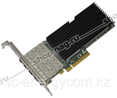 Сетевая карта 4 порта 1000Base-X/10GBase-X (SFP+, Intel 82599ES), Silicom PE310G4SPi9LA-XR