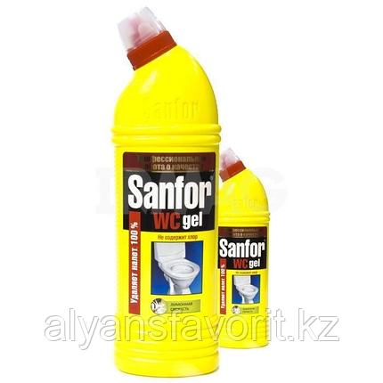 Sanfor WC гель - средство для мытья унитазов и сантехники. 750 мл.РФ, фото 2