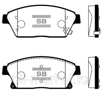 CTR Колодки передние Chevrolet Aveo (R15) >11, Cruze >09, фото 2