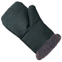 Рукавицы меховые (основа - диагональ, утеплитель - искусственный мех)