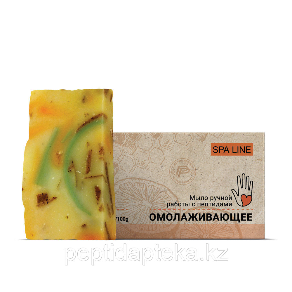 Мыло ручной работы с пептидами «Омолаживающее» SPA LINE