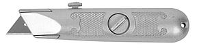 Нож с трапециевидным лезвием тип А24, метал. корпус Зубр Мастер  (19 мм)