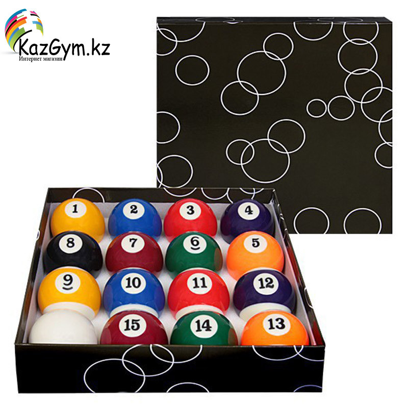 Шары для американского пула Kelli 57.2 мм (белый биток)