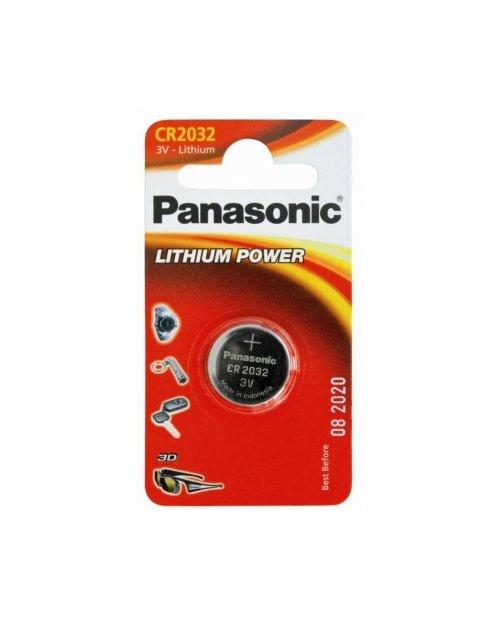 Батарейка дисковая литиевая PANASONIC CR-2032/1BP