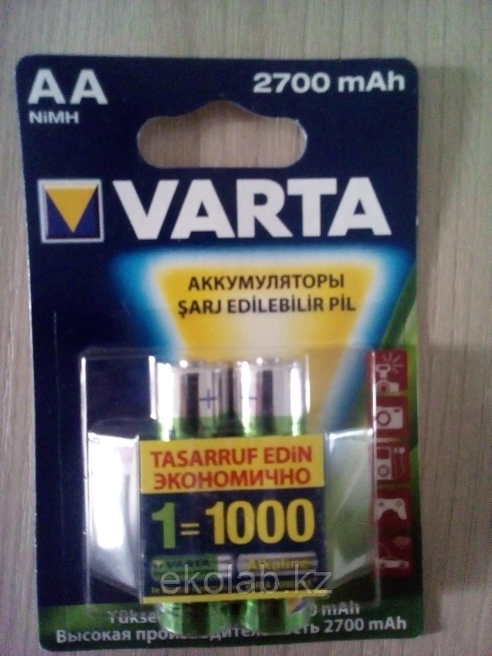 Аккумулятор VARTA PROFESSIONAL R2U Mignon 2700mAh 1.2V - HR6/AA (2 шт)