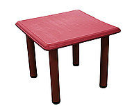 Детский стол, пластиковый (красный)