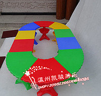 Пластиковый детский столик с секциями, 8 секций, Китай