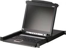 Консоль управления, для KVM-переключателей, электрон., 19", SVGA+KBD+MOUSE PS/2, с KVM-шнуром PS/2 1.8м., LCD