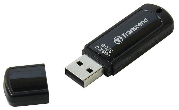 USB Флеш накопитель 32GB Transcend 2.0 TS32GJF350 (черный)