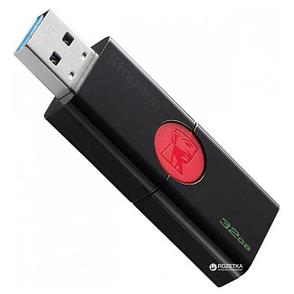 USB Флеш накопитель 32GB Kingston 3.0 DT106 (черный), фото 2