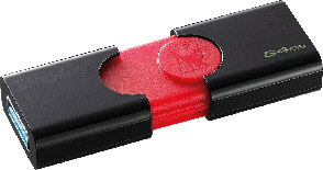 USB Флеш накопитель 64GB Kingston DT106 3.0 (черный), фото 2