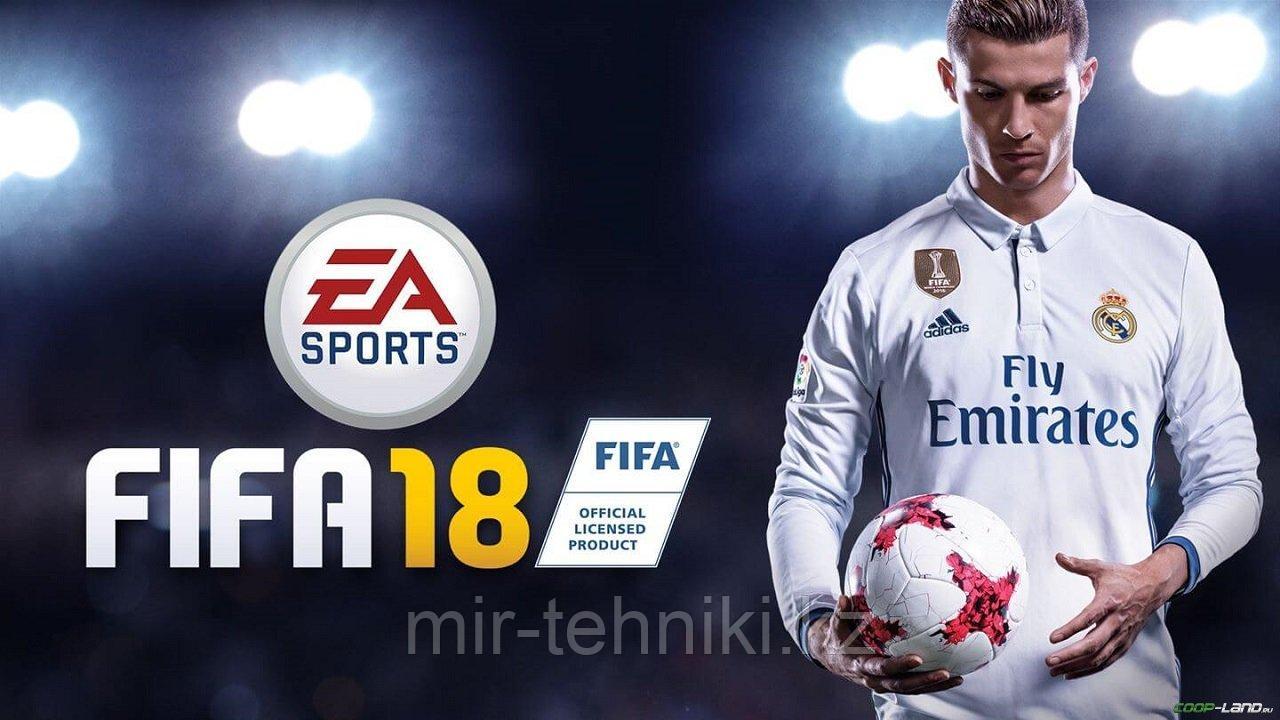 Игра FIFA 18 (PS4) : продажа, цена в Алматы. Игровые приставки от "Интернет  магазин "Мир-Техники".Интернет магазин цифровой фото-видео  техники,аксессуаров в Алматы." - 56149185