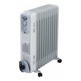 Масляный радиатор 9 секций с вентилятором Almacom ORF-09H