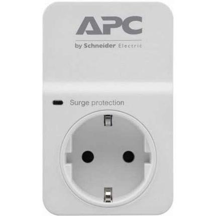 APC Сетевой фильтр PM1W-RS Essential SurgeArrest, 1 розетка, 230 В, CEE7 Schuko, белый, фото 2