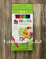 Набор цветных фломастеров Yalong YL18012-5+1 (6 цветов)