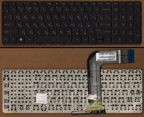 Клавиатура для ноутбука HP Pavilion 15-P, 17-F, 17-K series, RU, без рамки, черная - фото 1 - id-p56166370